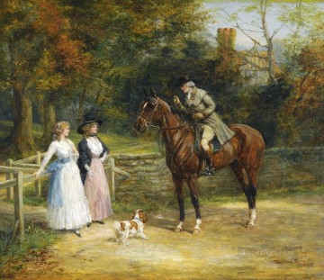 ヘイウッド・ハーディの乗馬方法を尋ねる Oil Paintings